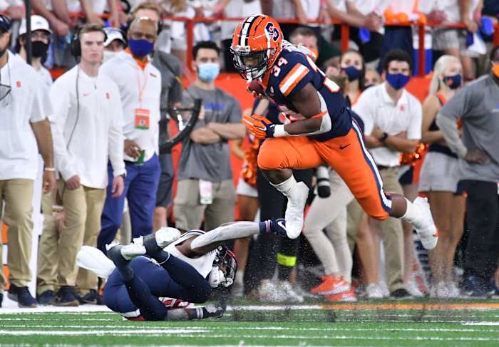 Sean Tucker was a force against Liberty; he is a key reason the Orange defeated the Flames last Friday.